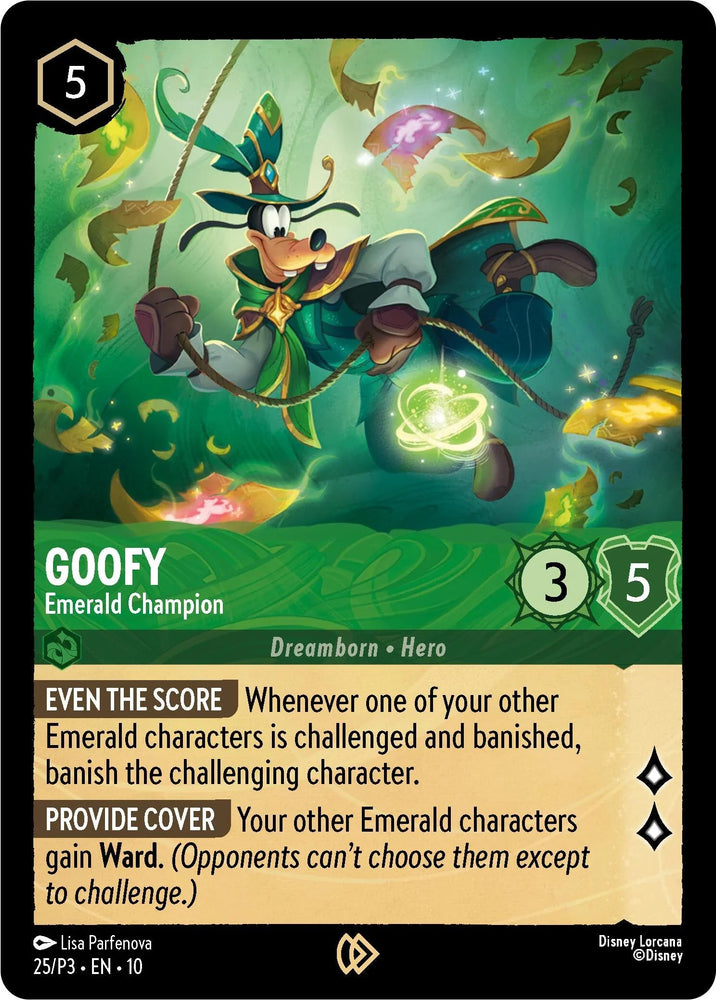 Goofy - Emerald Champion (25) [Promo Cards] (ONLINE ORDER ONLY)