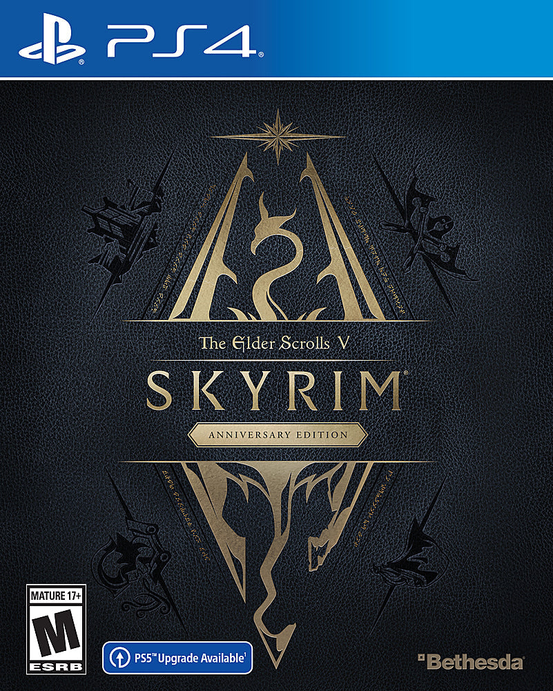 Elder Scrolls V: Skyrim Anniversary Edition + Artbook Bundle (Playstation 4) (Online Order Only)