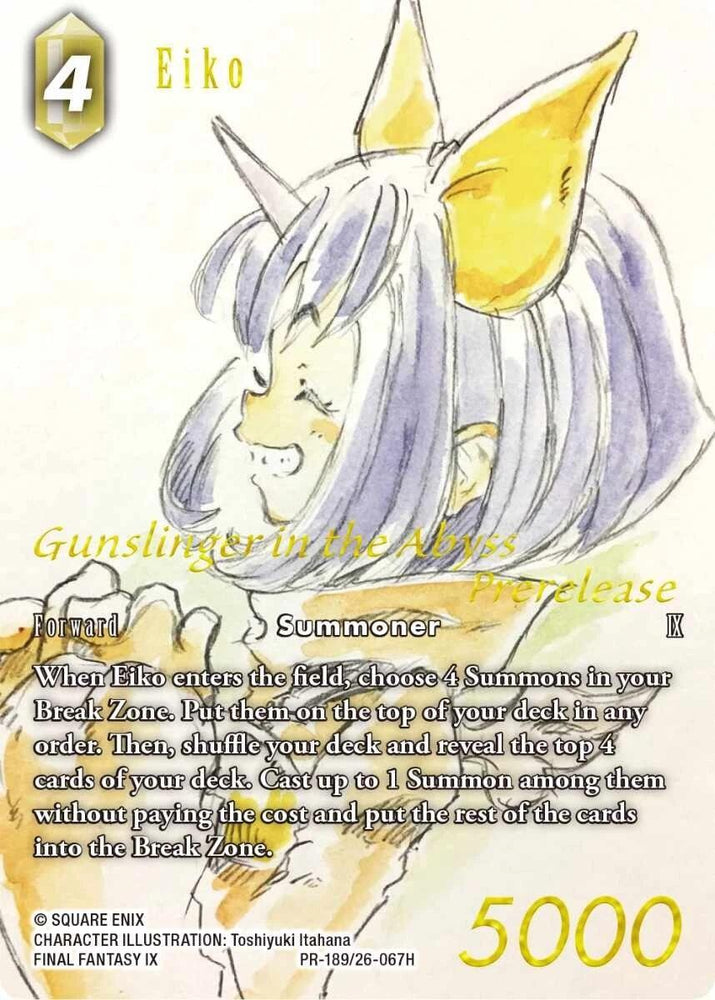 Eiko (Prerelease Promo) [Gunslinger in the Abyss]