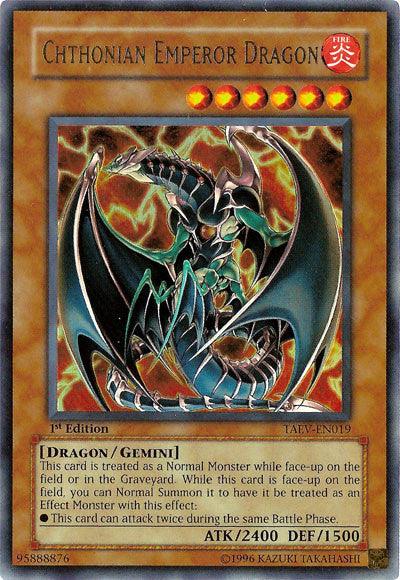 Chthonian Emperor Dragon [TAEV-EN019] Ultra Rare (ONLINE ORDER ONLY)