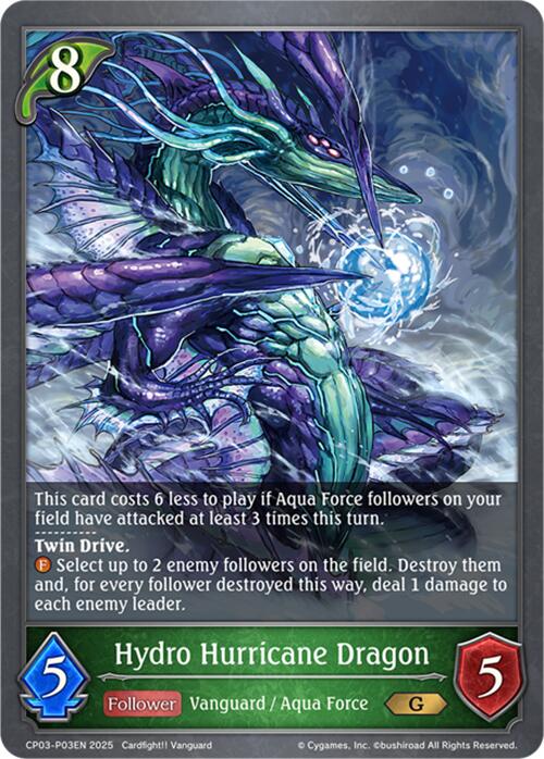 Hydro Hurricane Dragon - P03EN (Foil) (CP03-P03EN) [Cardfight!! Vanguard]