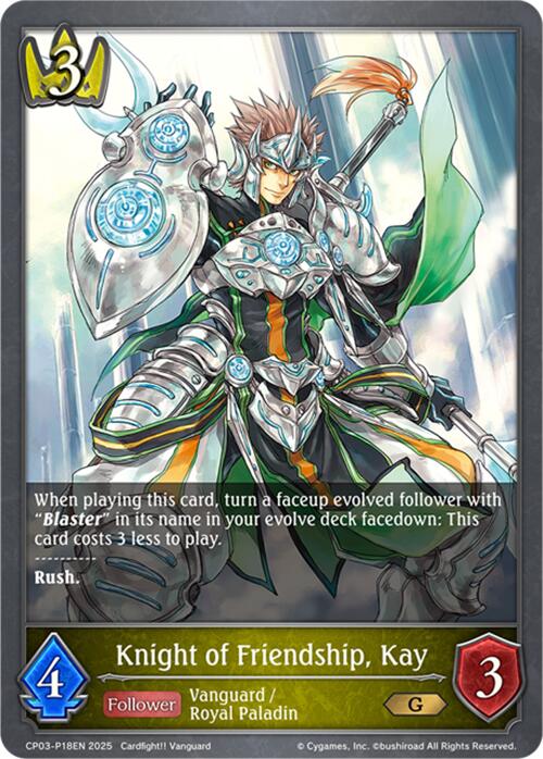 Knight of Friendship, Kay - P18EN (Foil) (CP03-P18EN) [Cardfight!! Vanguard]
