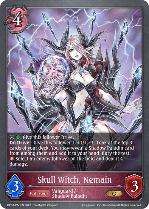 Skull Witch, Nemain - P58EN (Foil) (CP03-P58EN) [Cardfight!! Vanguard]