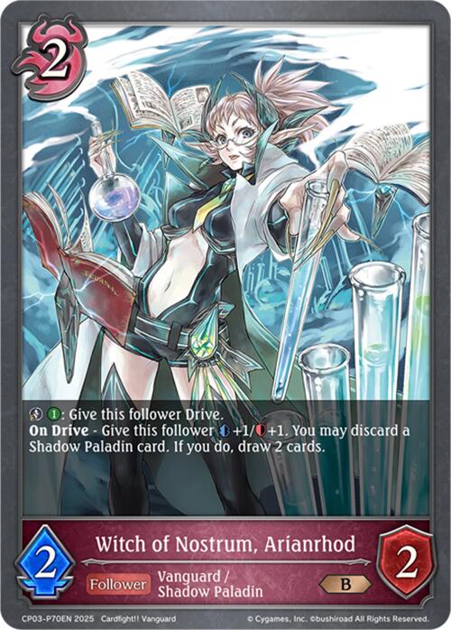 Witch of Nostrum, Arianrhod - P70EN (Foil) (CP03-P70EN) [Cardfight!! Vanguard]