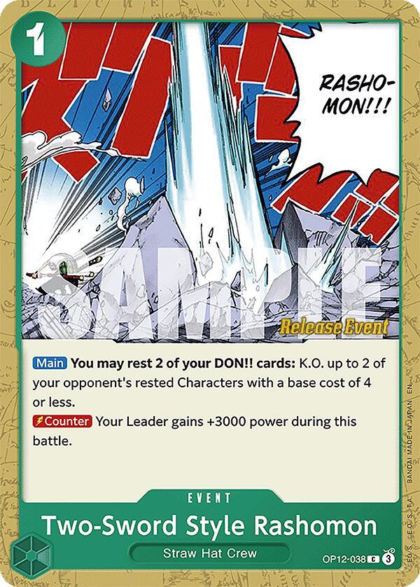 Two-Sword Style Rashomon [Legacy of the Master Release Event Cards] (ONLINE ORDER ONLY)