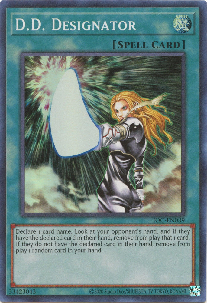 D.D. Designator (25th Anniversary) [IOC-EN039] Super Rare (ONLINE ORDER ONLY)