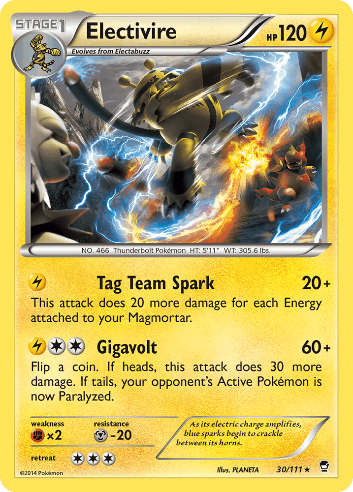 Electivire (30/111) [XY: Furious Fists] (Online Only)