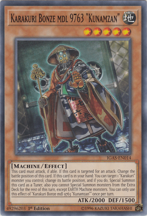 Karakuri Bonze mdl 9763 "Kunamzan" [IGAS-EN014] Common (ONLINE ORDER ONLY)