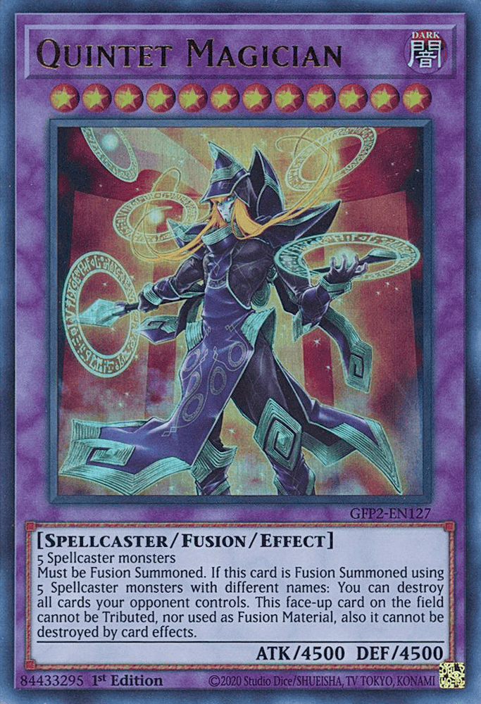 Quintet Magician [GFP2-EN127] Ultra Rare (ONLINE ORDER ONLY)