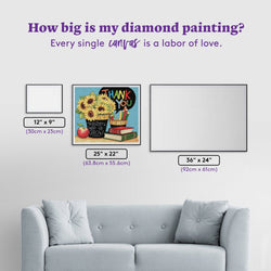 Diamond Art Club – Teachers Help Us Grow Diamond Painting (Round Drill, 25" x 22") (ONLINE ORDER ONLY)