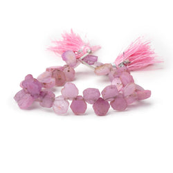6.5-10mm Pink Sapphire Slice Beads 7 inch 34 pieces (ONLINE ORDER ONLY)