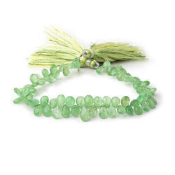 6.5-10mm Tsavorite Garnet Faceted Pear Beads 8 inch 76 pieces AA (ONLINE ORDER ONLY)