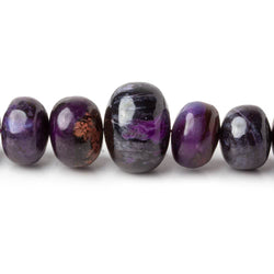 6.5-13mm Sugilite plain rondelle beads 18 inch 78 pieces (ONLINE ORDER ONLY)