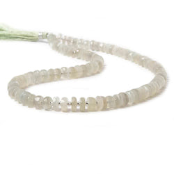 6.5-7mm Sage Green Moonstone faceted heshi beads 15.5 inch 92 pieces (ONLINE ORDER ONLY)