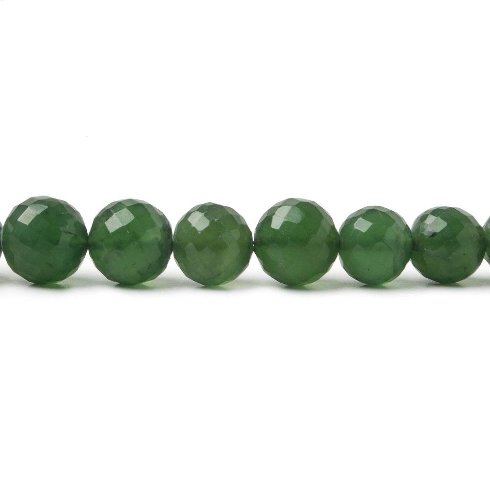 6.5-8mm Serpentine Faceted Round Beads 8 inch 28 beads AA Grade (ONLINE ORDER ONLY)