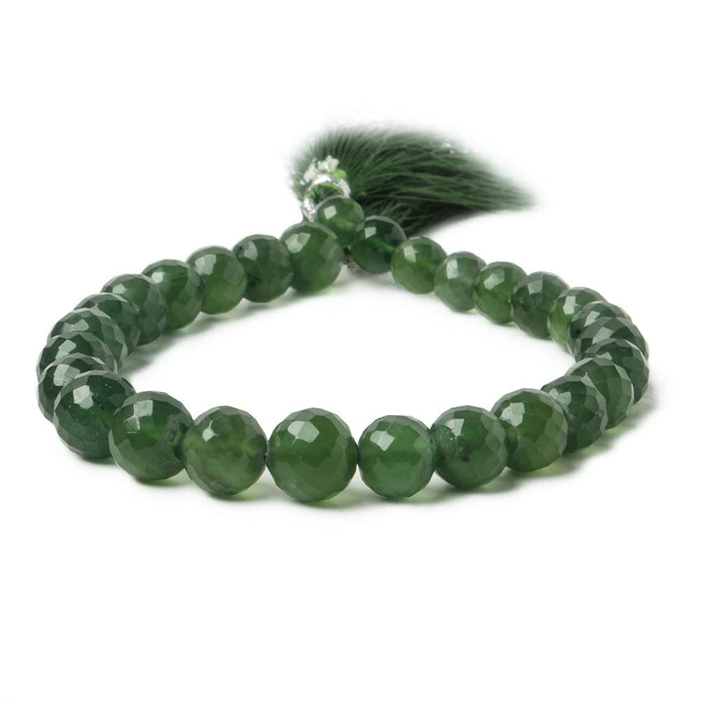 6.5-8mm Serpentine Faceted Round Beads 8 inch 28 beads AA Grade (ONLINE ORDER ONLY)
