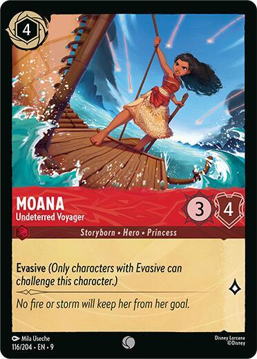 Moana - Undeterred Voyager (116/204) [Fabled] (ONLINE ORDER ONLY)