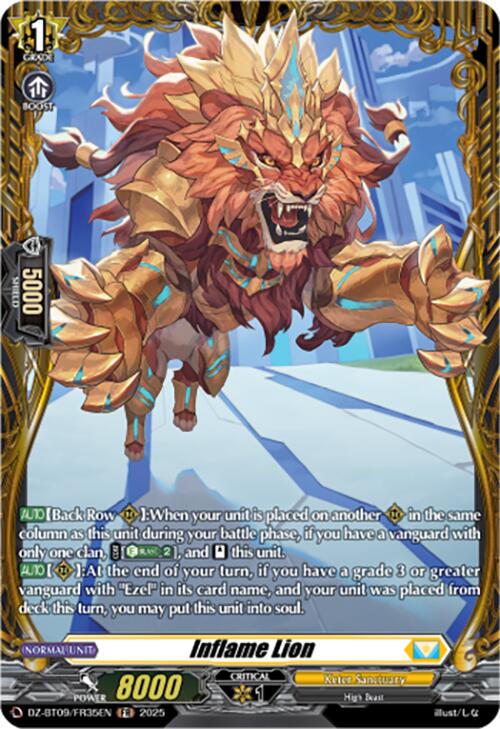 Inflame Lion (DZ-BT09/FR35EN) [Super Brave Detonation]