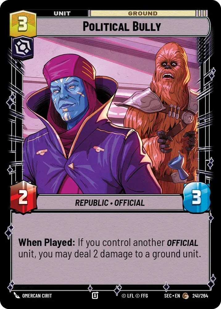 Political Bully (241/264) (241/264) [Secrets of Power] (ONLINE ORDER ONLY)