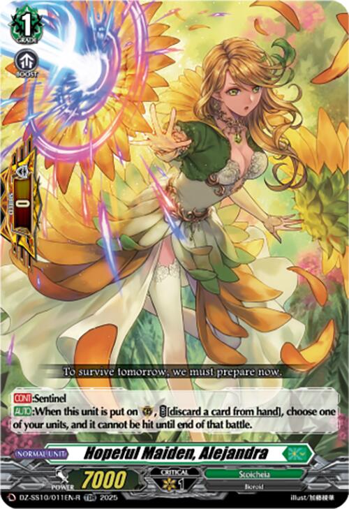 Hopeful Maiden, Alejandra (TDR) (DZ-SS10/011EN-R) [Shiki Otei Start Deck]