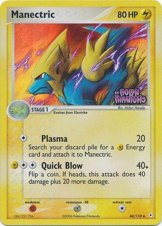 Manectric (46/110) (Stamped) [EX: Holon Phantoms] (Online Only)