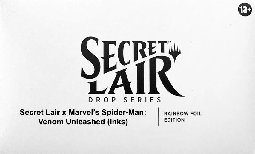 Secret Lair Drop: Secret Lair x Marvel's Spider-Man: Venom Unleashed (Inks) - Rainbow Foil Edition [SLD] (ONLINE ORDER ONLY)