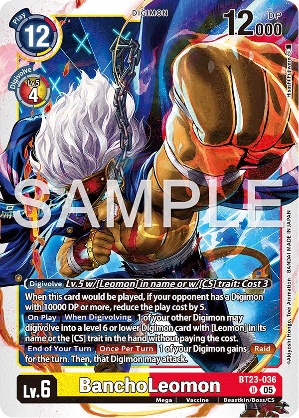 BanchoLeomon [BT23-036] [Hackers' Slumber]