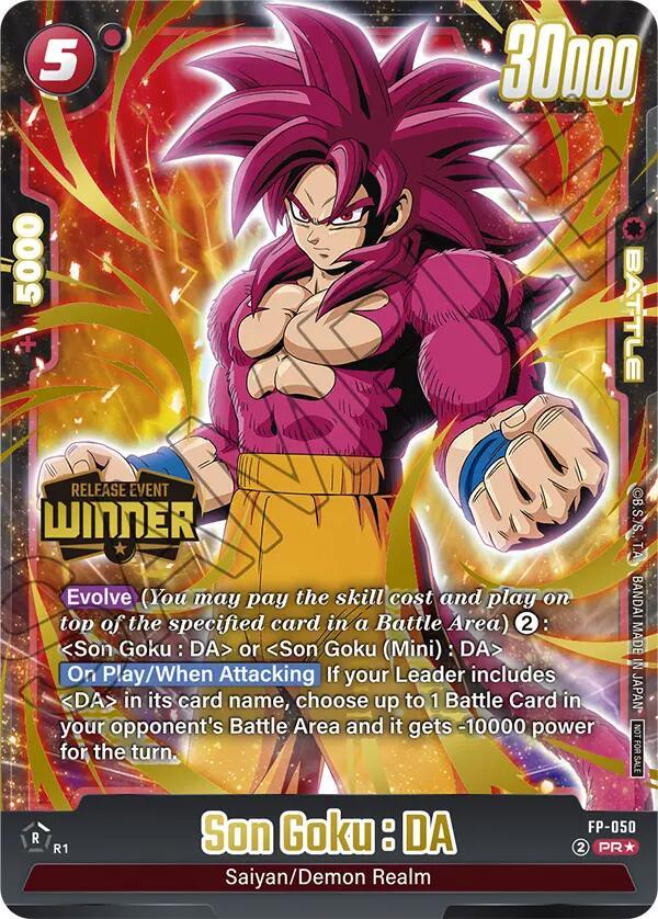 Son Goku : DA (FP-050) (Release Event Winner) [Fusion World Promotion Cards] (ONLINE ORDER ONLY)