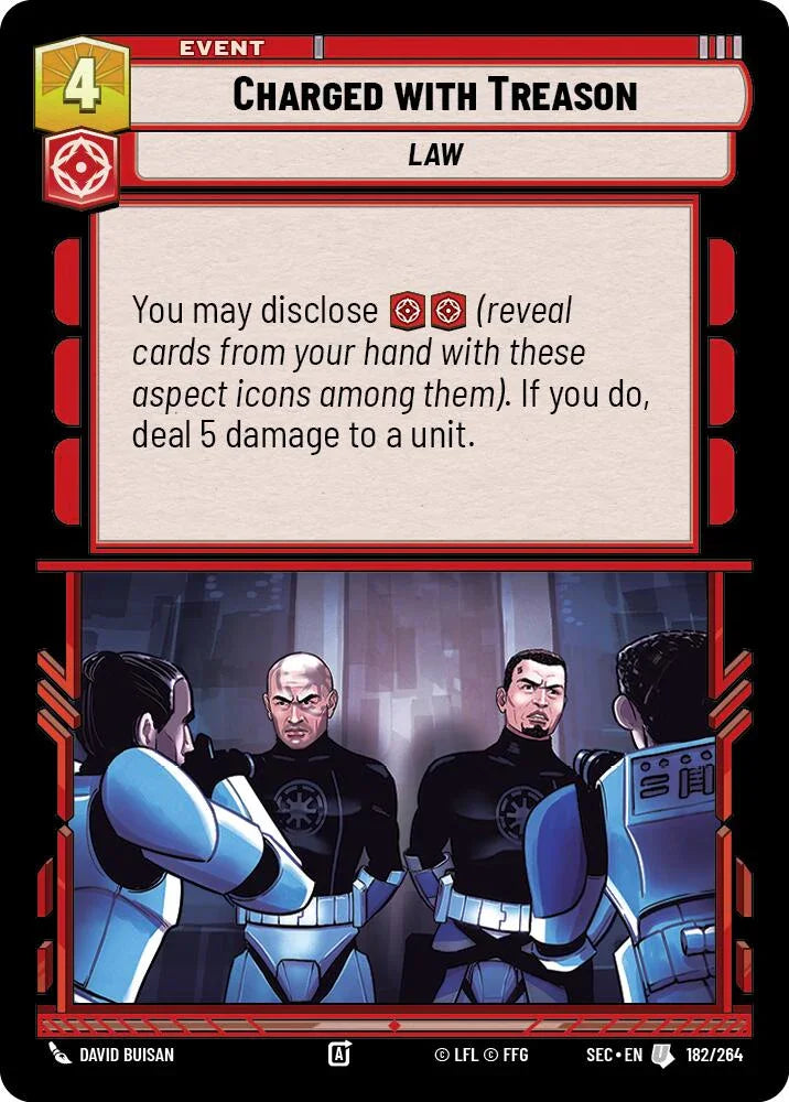 Charged with Treason (182/264) (182/264) [Secrets of Power] (ONLINE ORDER ONLY)