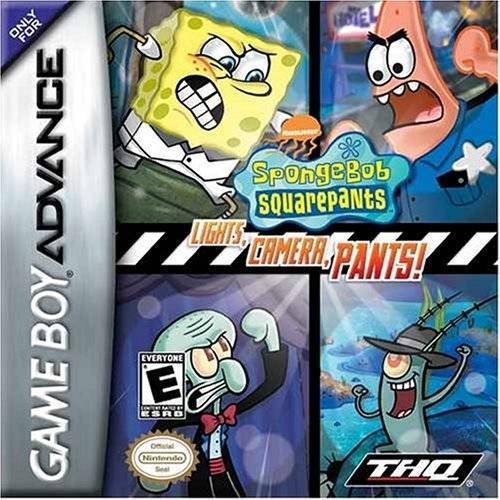 SpongeBob SquarePants Lights Camera Pants (Gameboy Advance) (ONLINE ORDER ONLY)