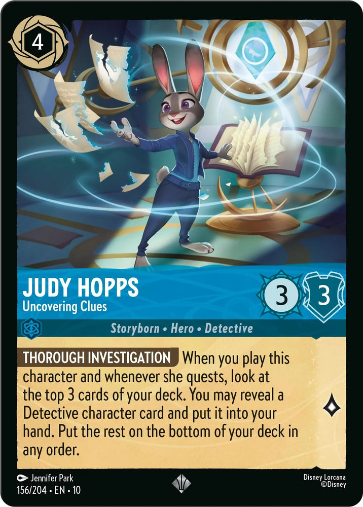 Judy Hopps - Uncovering Clues (156/204) [Whispers in the Well] (ONLINE ORDER ONLY)