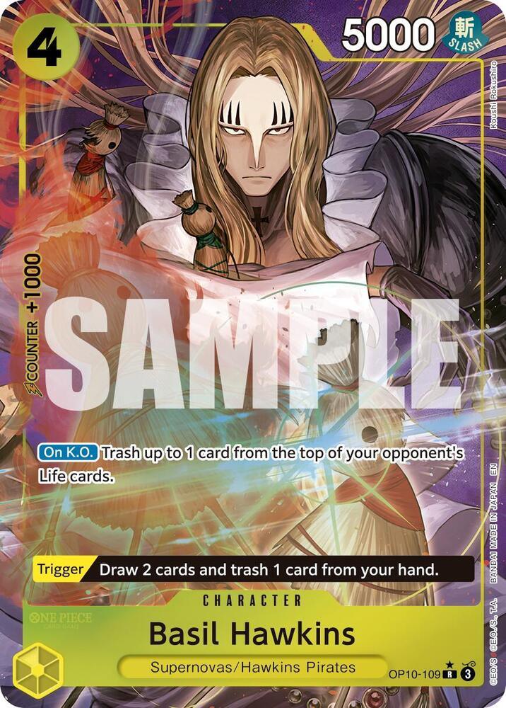 Basil Hawkins (Alternate Art) [Premium Booster -The Best- Vol. 2] (ONLINE ORDER ONLY)