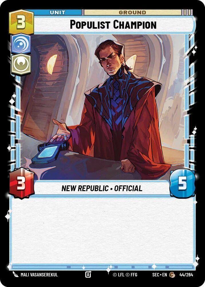 Populist Champion (44/264) (44/264) [Secrets of Power] (ONLINE ORDER ONLY)