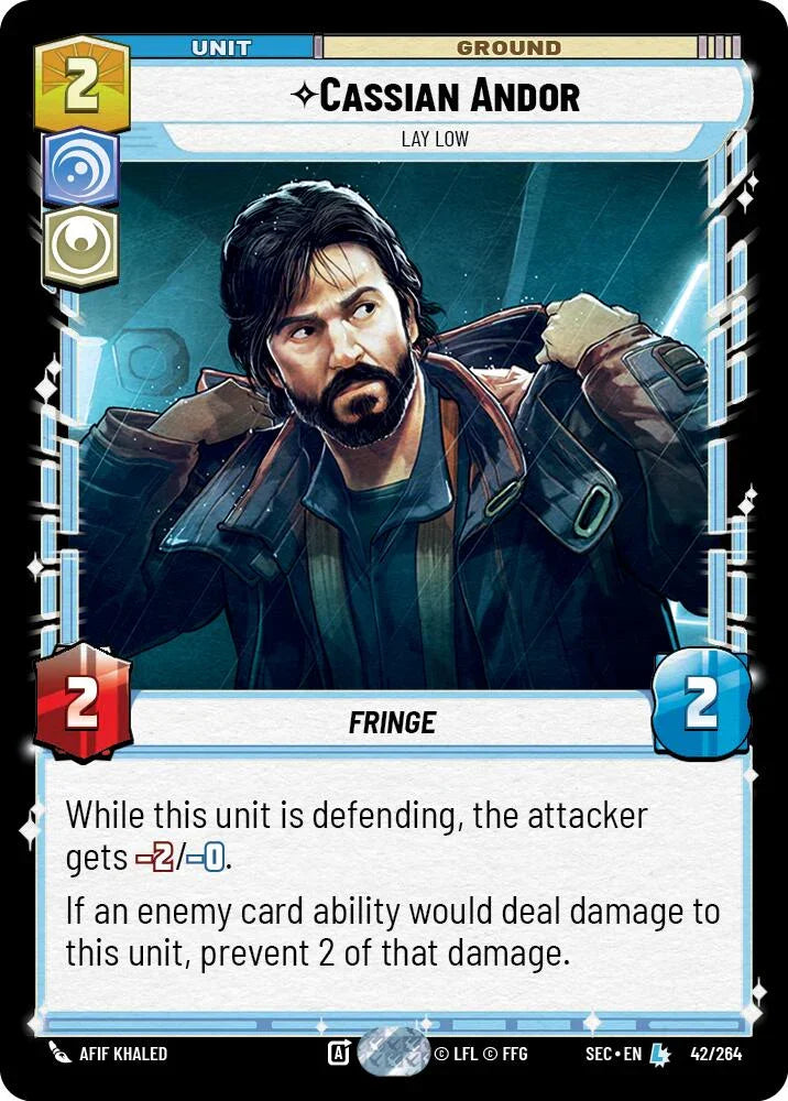 Cassian Andor (42/264) - Lay Low (42/264) [Secrets of Power] (ONLINE ORDER ONLY)