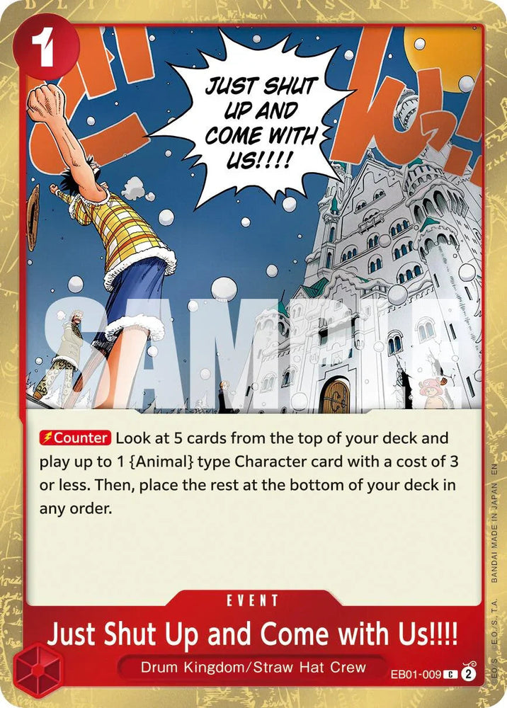 Just Shut Up and Come with Us!!!! (Pirate Foil) [Premium Booster -The Best- Vol. 2] (ONLINE ORDER ONLY)