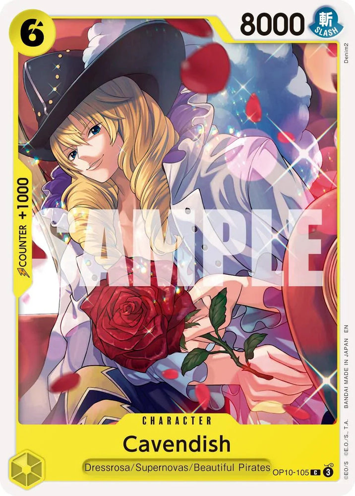 Cavendish (OP10-105) (Reprint) [Premium Booster -The Best- Vol. 2] (ONLINE ORDER ONLY)