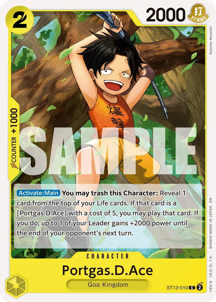 Portgas.D.Ace (ST13-010) (Reprint) [Premium Booster -The Best- Vol. 2] (ONLINE ORDER ONLY)