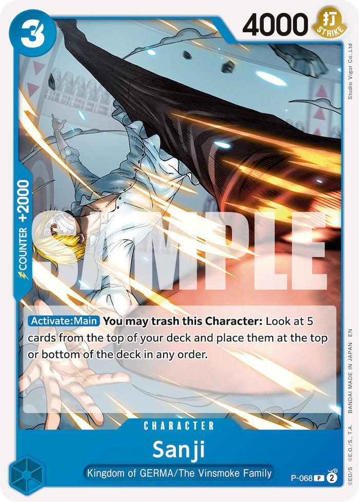 Sanji (P-068) (Reprint) [Premium Booster -The Best- Vol. 2] (ONLINE ORDER ONLY)