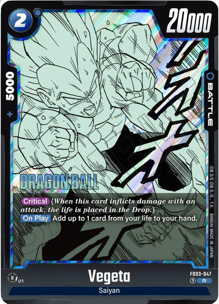 Vegeta (FB03-047) [Manga Booster 02] (ONLINE ORDER ONLY)