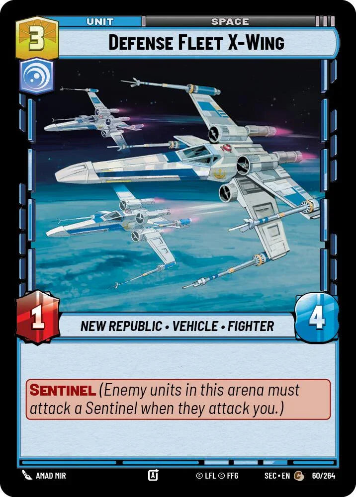 Defense Fleet X-Wing (60/264) (60/264) [Secrets of Power] (ONLINE ORDER ONLY)
