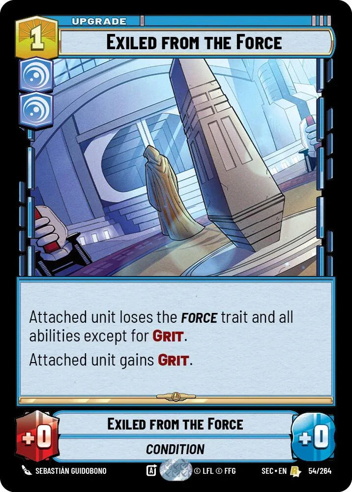 Exiled from the Force (54/264) (54/264) [Secrets of Power] (ONLINE ORDER ONLY)