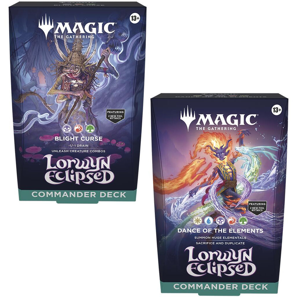 Lorwyn Eclipsed Commander Decks [Set of 2] [ECC] (ONLINE ORDER ONLY)