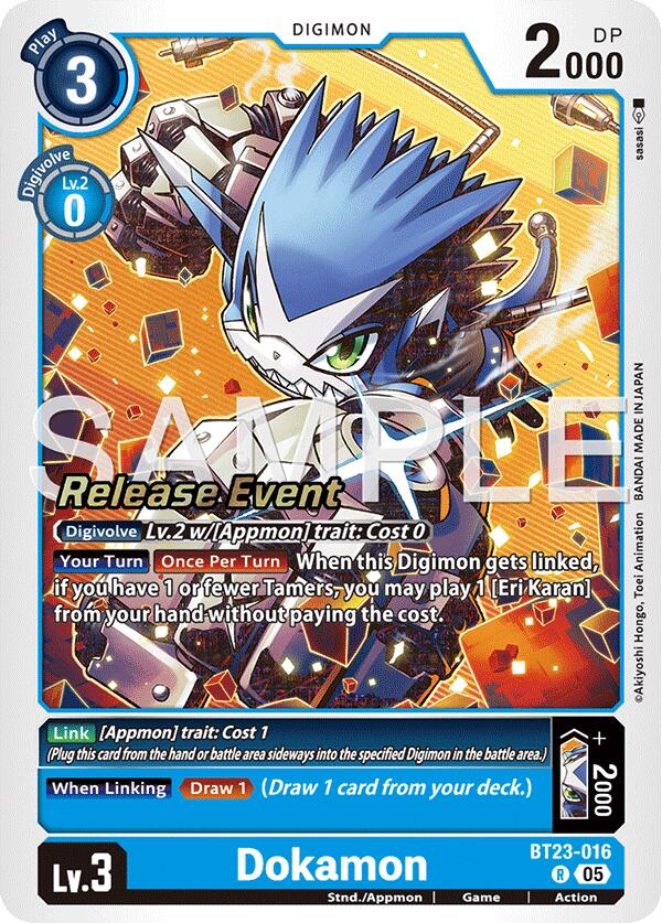 Dokamon [BT23-016] [Hackers' Slumber Release Event Cards] (ONLINE ORDER ONLY)