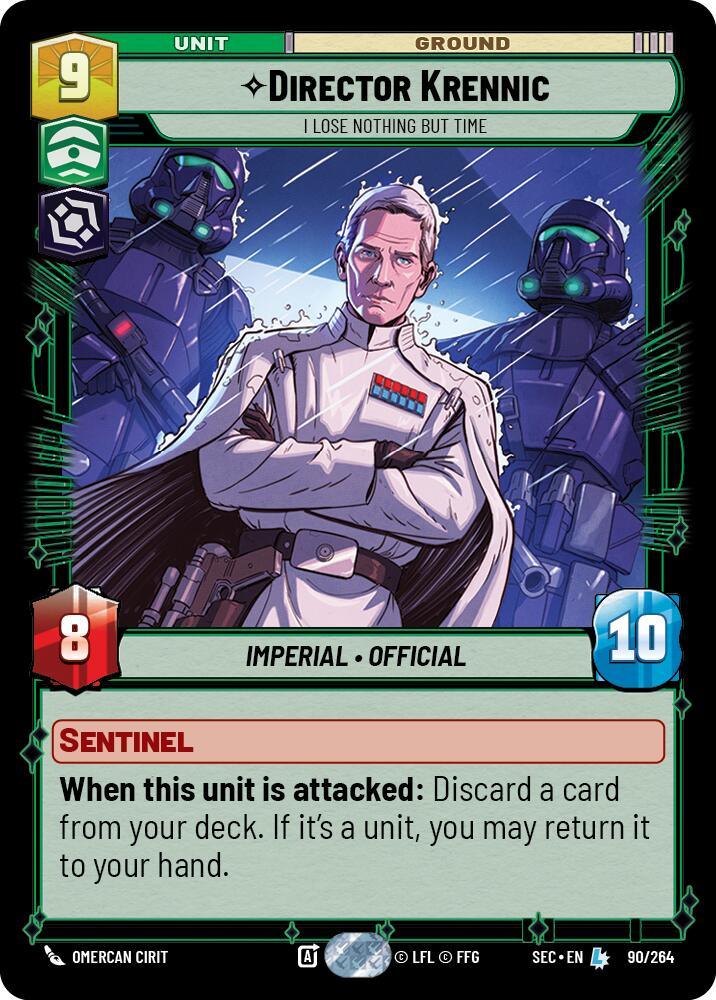 Director Krennic (90/264) - I Lose Nothing But Time (90/264) [Secrets of Power] (ONLINE ORDER ONLY)
