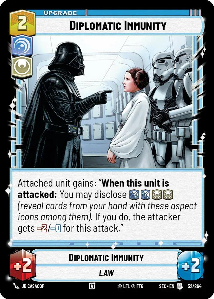 Diplomatic Immunity (52/264) (52/264) [Secrets of Power] (ONLINE ORDER ONLY)