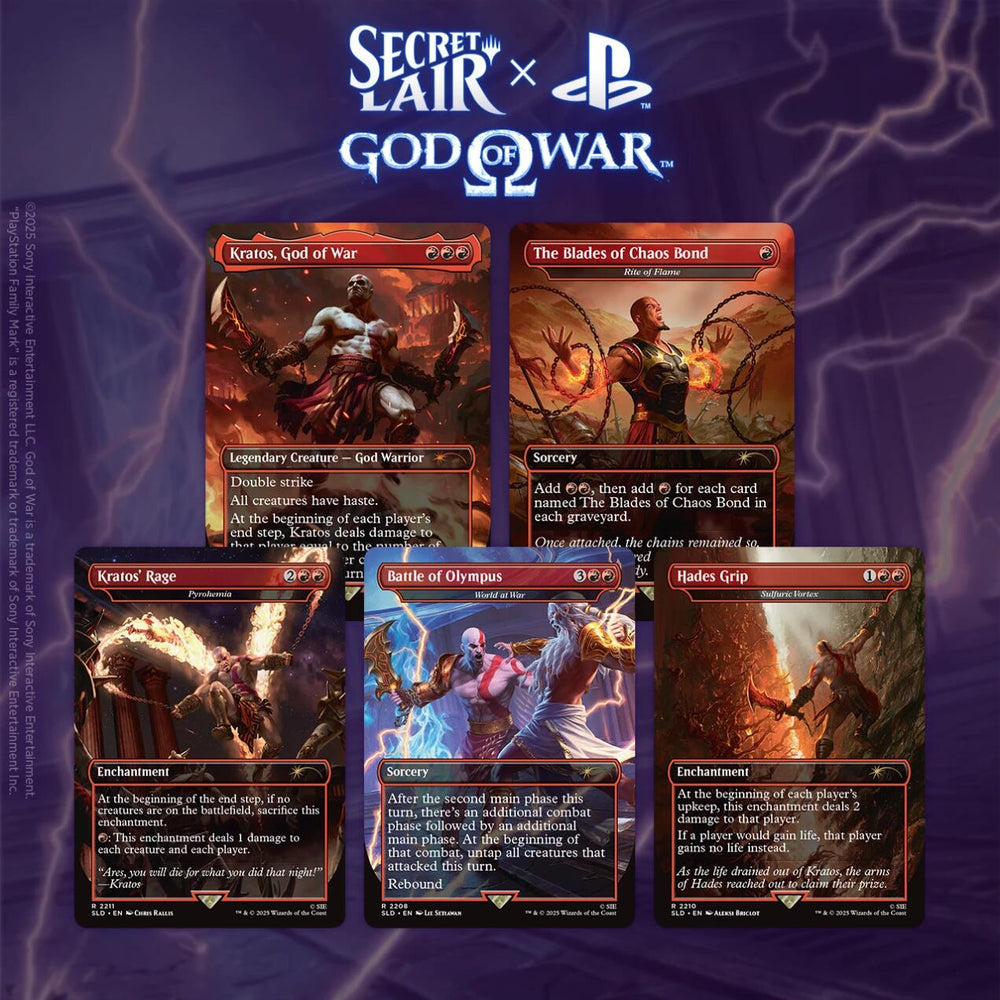 Secret Lair x God of War: Greek - Non-Foil Edition [SLD] (ONLINE ORDER ONLY)