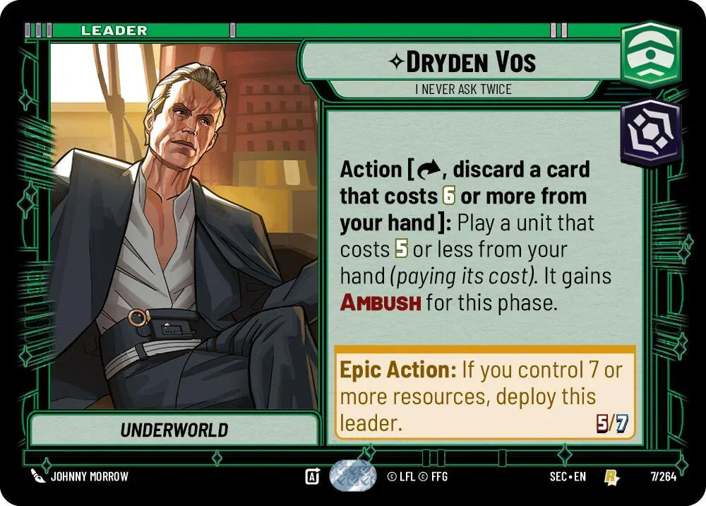 Dryden Vos - I Never Ask Twice (7/262) (7/262) [Secrets of Power] (ONLINE ORDER ONLY)