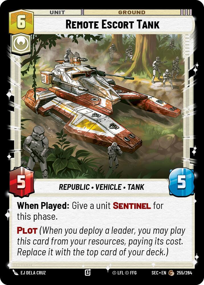 Remote Escort Tank (255/264) (255/264) [Secrets of Power] (ONLINE ORDER ONLY)