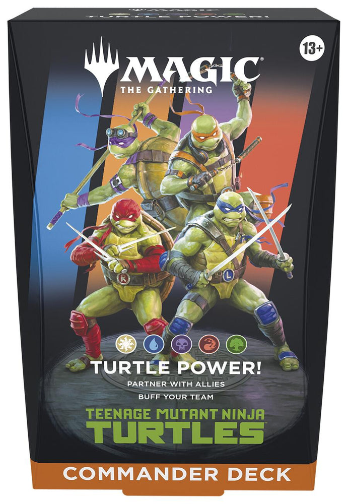 Teenage Mutant Ninja Turtles Commander Deck - Turtle Power! [TMC] (ONLINE ORDER ONLY)