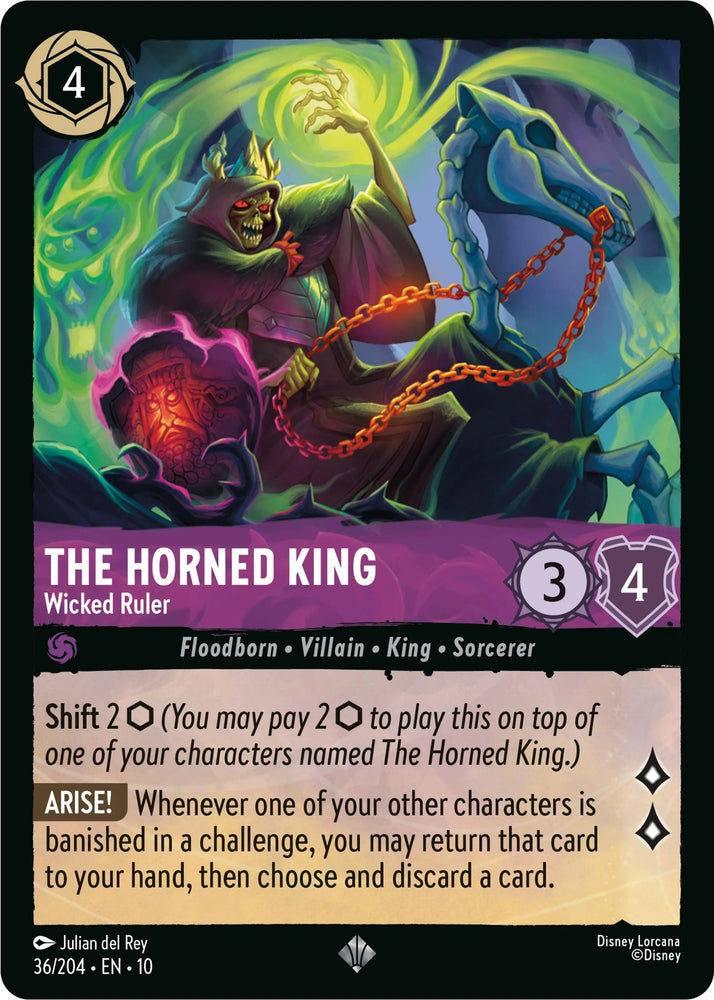 The Horned King - Wicked Ruler (36/204) [Whispers in the Well] (ONLINE ORDER ONLY)